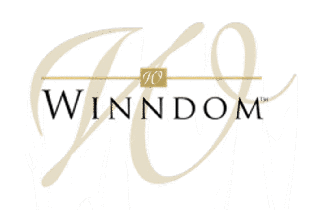 Gold-colored Winndom Mattress Logo