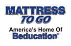 Mattress to go logo focusing on sleep education and mattress buying guide.